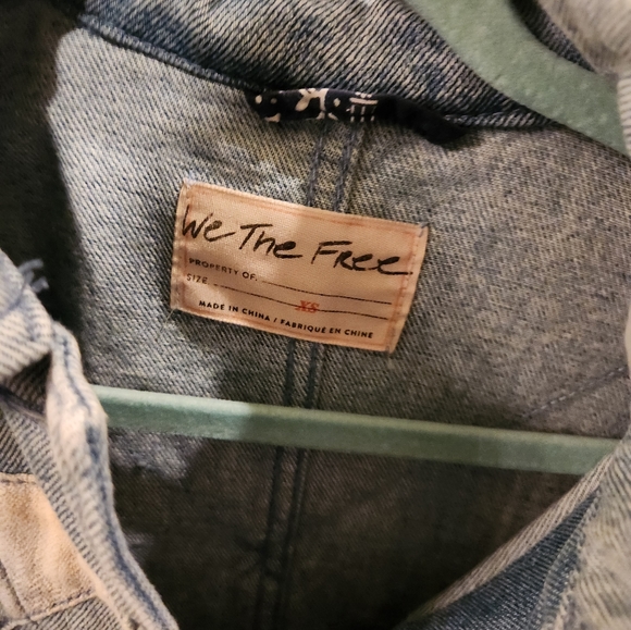 Free People Patch Denim Jacket - Picture 2 of 4